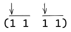 Duyug/sirong rhythmic mode in cipher